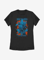 Marvel Avengers Pumpkin Group Poster Womens T-Shirt