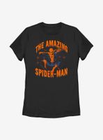 Marvel Spidey Font Drip Womens T-Shirt