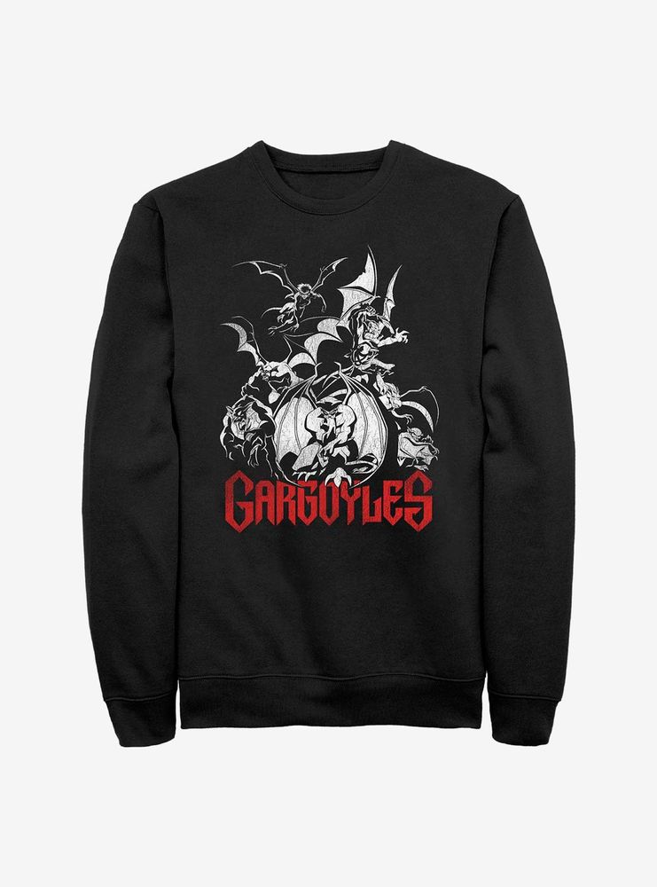 Disney Gargoyles Red And White Sweatshirt