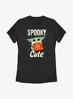 Star Wars The Mandalorian Spooky Cute Womens T-Shirt