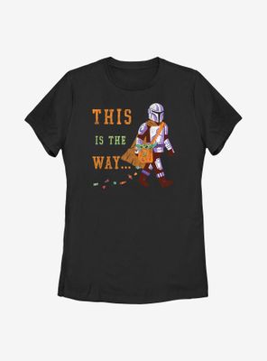 Star Wars The Mandalorian Trick Way Womens T-Shirt