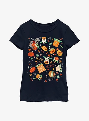 Star Wars The Mandalorian Candy Hunter Youth Girls T-Shirt
