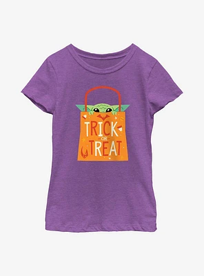 Star Wars The Mandalorian Trick or Treat Youth Girls T-Shirt