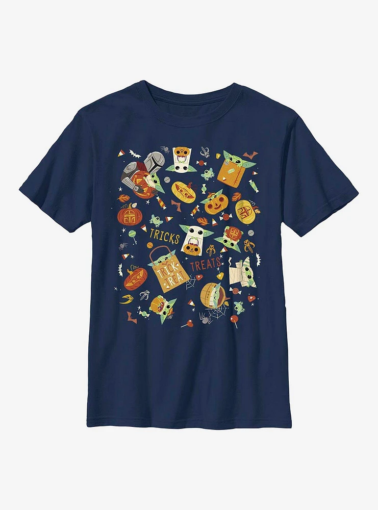 Star Wars The Mandalorian Candy Hunter Youth T-Shirt