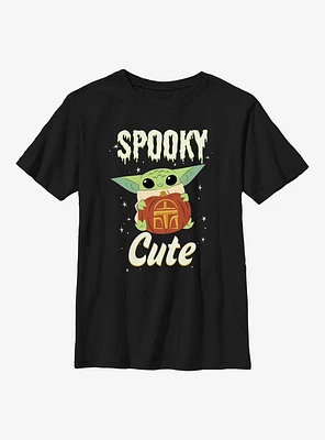Star Wars The Mandalorian Spooky Cute Youth T-Shirt