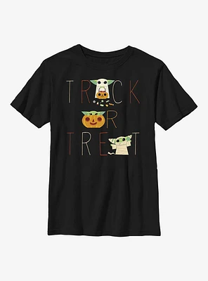 Star Wars The Mandalorian Trick Child Treat Youth T-Shirt