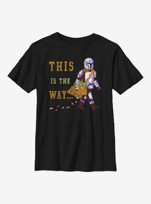 Star Wars The Mandalorian Trick Way Youth T-Shirt