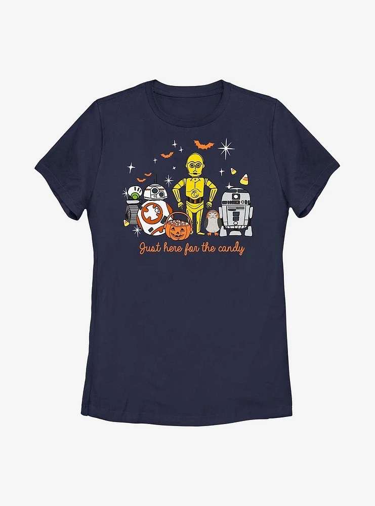 Star Wars Here For Candy Womens T-Shirt