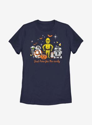 Star Wars Here For Candy Womens T-Shirt