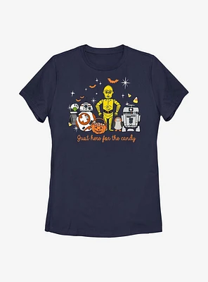 Star Wars Here For Candy Womens T-Shirt
