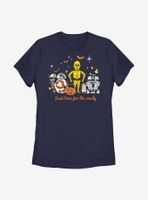 Star Wars Here For Candy Womens T-Shirt