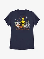 Star Wars Here For Candy Womens T-Shirt