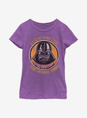 Star Wars Red-Lensed Darkside Youth Girls T-Shirt