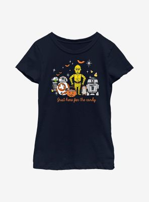 Star Wars Here For Candy Youth Girls T-Shirt