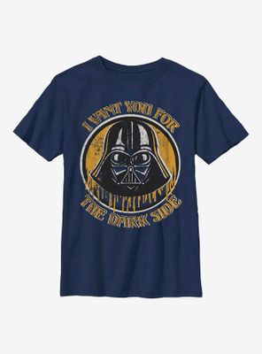 Star Wars Red-Lensed Darkside Youth T-Shirt