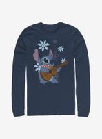Disney Lilo And Stitch Flowers Long-Sleeve T-Shirt