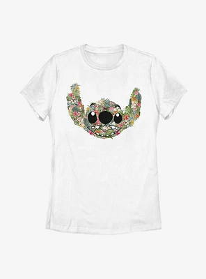 Disney Lilo And Stitch Floral Womens T-Shirt