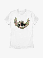 Disney Lilo And Stitch Floral Womens T-Shirt