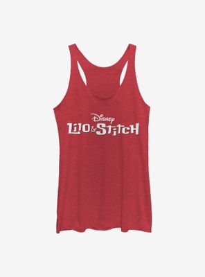 Disney Lilo And Stitch Basic Logo Womens Tank Top