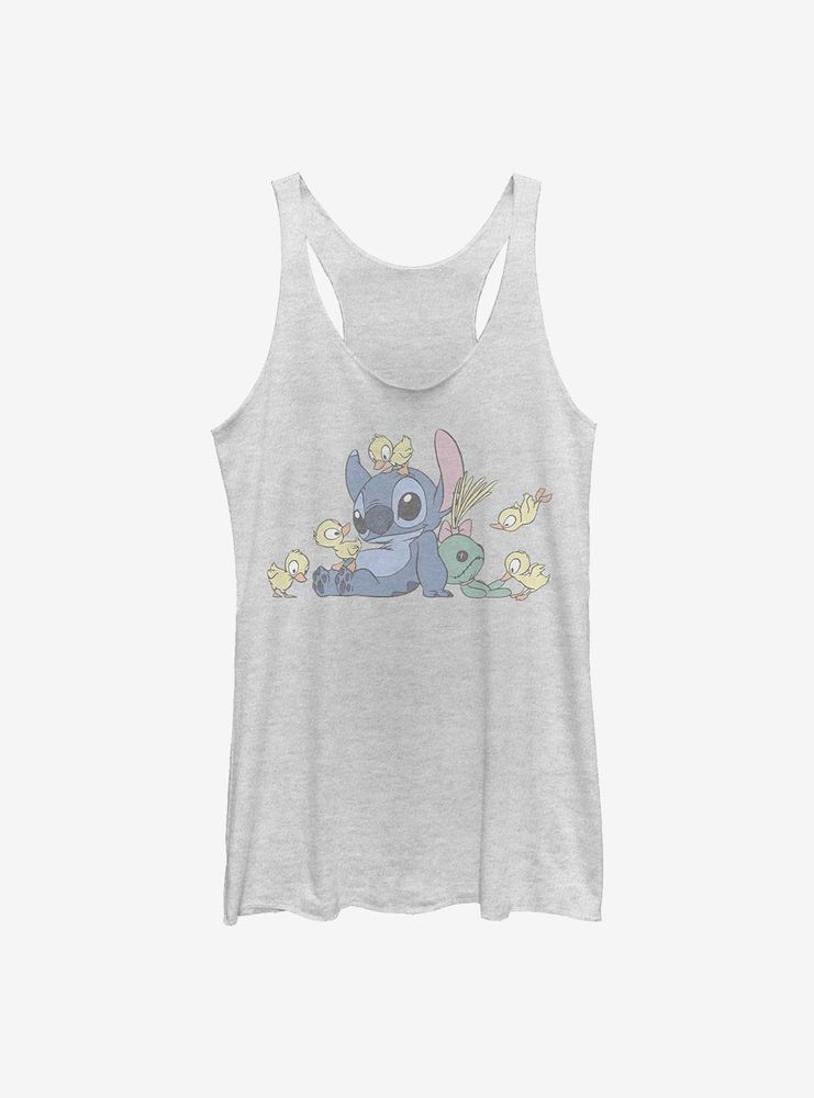 Disney Lilo And Stitch Ducky Kind Womens Tank Top