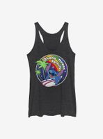 Disney Lilo And Stitch Rainbow Ohana Womens Tank Top