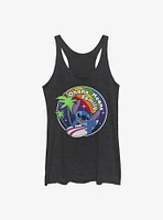 Disney Lilo And Stitch Rainbow Ohana Womens Tank Top