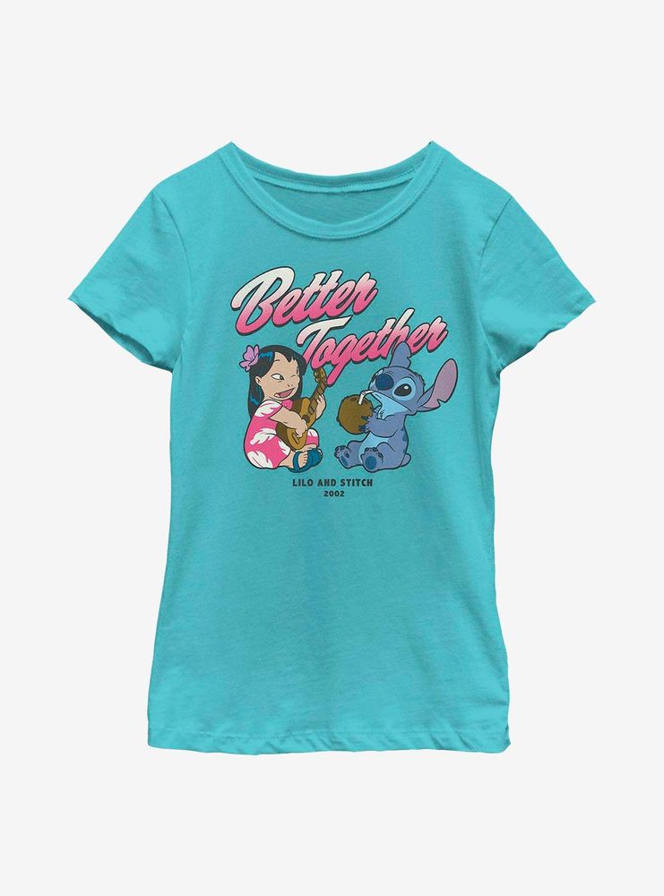 Disney Lilo And Stitch Chillin Youth Girls T-Shirt