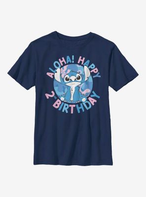 Disney Lilo And Stitch 2nd Birthday Youth T-Shirt