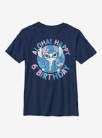 Disney Lilo And Stitch 6th Birthday Youth T-Shirt