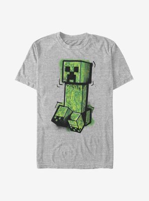 Minecraft Graffiti Creeper T-Shirt