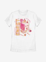 Minecraft Acid Sketch Ghast Womens T-Shirt