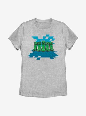 Minecraft Creeper Mob Womens T-Shirt