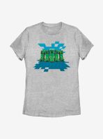 Minecraft Creeper Mob Womens T-Shirt