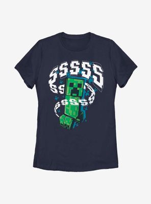 Minecraft Creeper Sssss Womens T-Shirt