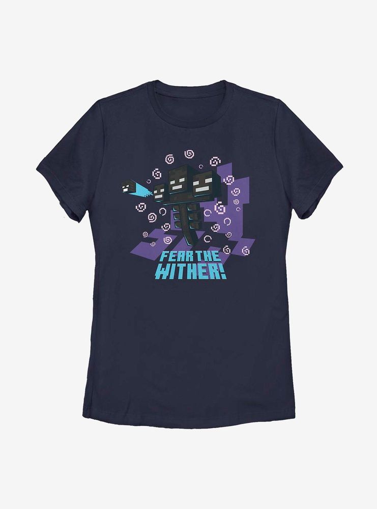 Minecraft Fear The Wither Womens T-Shirt