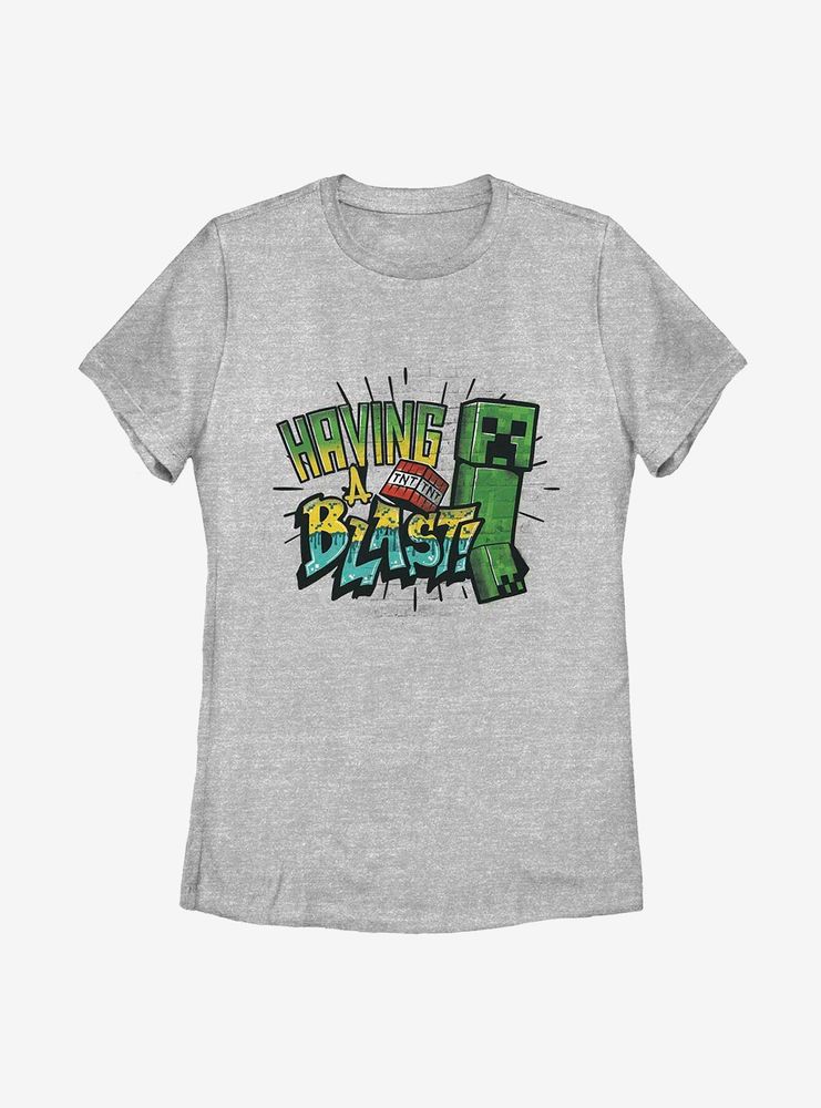 Minecraft Having A Blast Womens T-Shirt