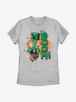 Minecraft Sss Boom Womens T-Shirt