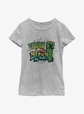 Minecraft Having A Blast Youth Girls T-Shirt