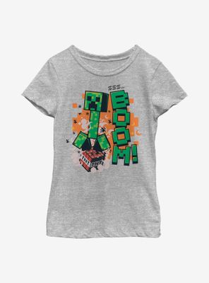 Minecraft Sss Boom Youth Girls T-Shirt