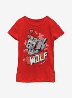 Minecraft Wolf Hero Youth Girls T-Shirt