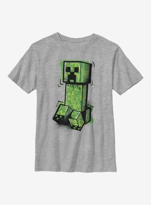 Minecraft Graffiti Creeper Youth T-Shirt