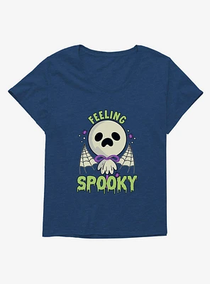 Halloween Feeling Spooky Girls Plus T-Shirt