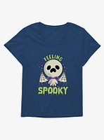 Halloween Feeling Spooky Girls Plus T-Shirt