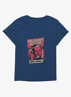 Halloween Hot Line Girls Plus T-Shirt