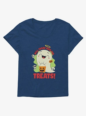 Halloween Trade For Treats Girls Plus T-Shirt