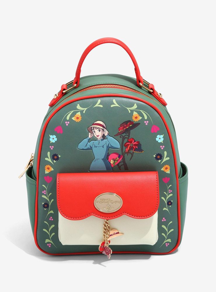 Our Universe Studio Ghibli Howl's Moving Castle Hats & Flowers Mini Backpack - BoxLunch Exclusive