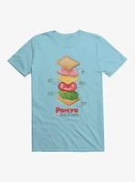 Studio Ghibli Ponyo Deconstructed Ham Sandwich T-Shirt