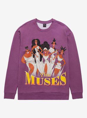 Disney Hercules The Muses Group Portrait Crewneck - BoxLunch Exclusive
