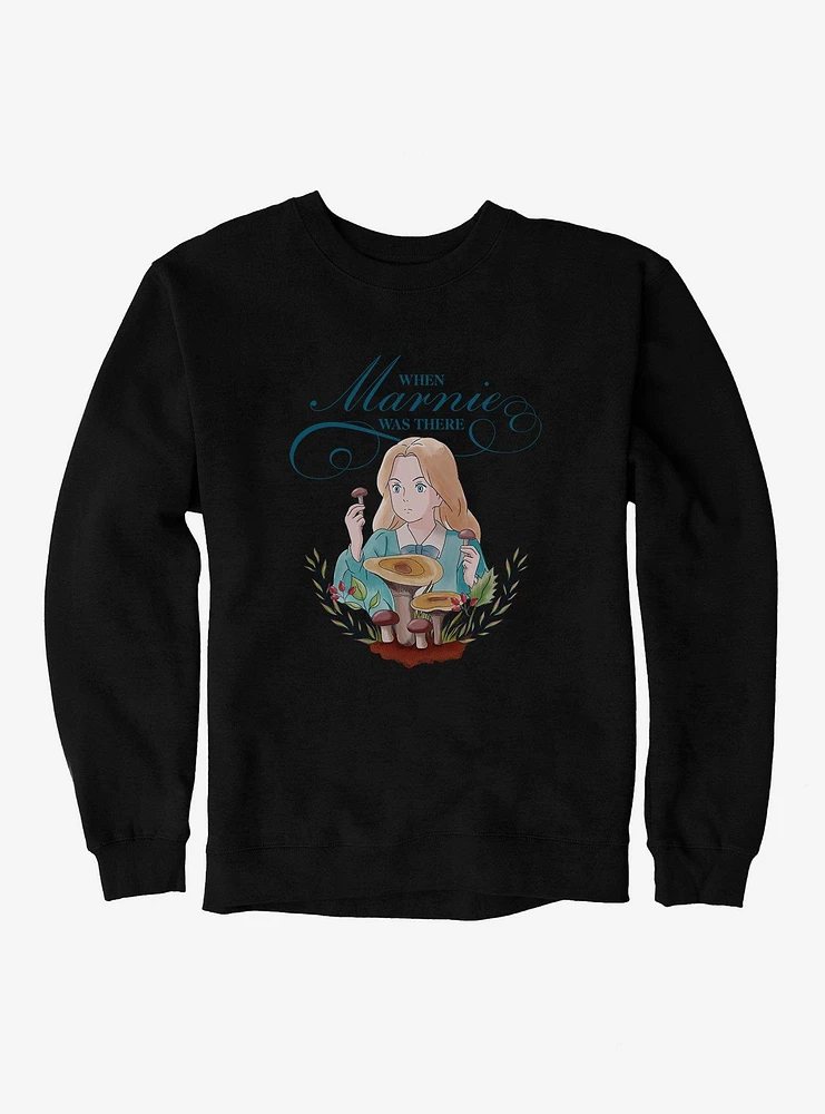 Studio Ghibli When Marnie Was There Mushrooms Sweatshirt