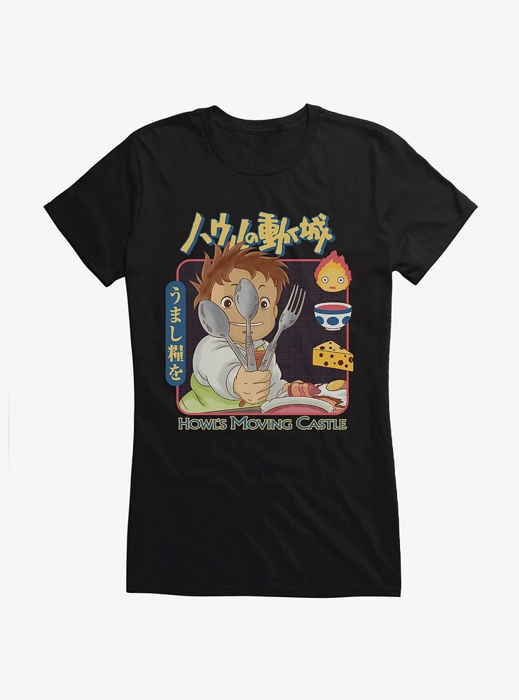 Studio Ghibli Howl's Moving Castle Markl Utensils Girls T-Shirt